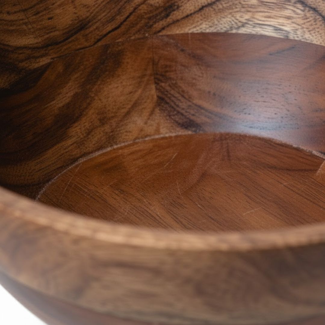 Exquisite Acacia Wood Salad Bowl for Elegant Dining
